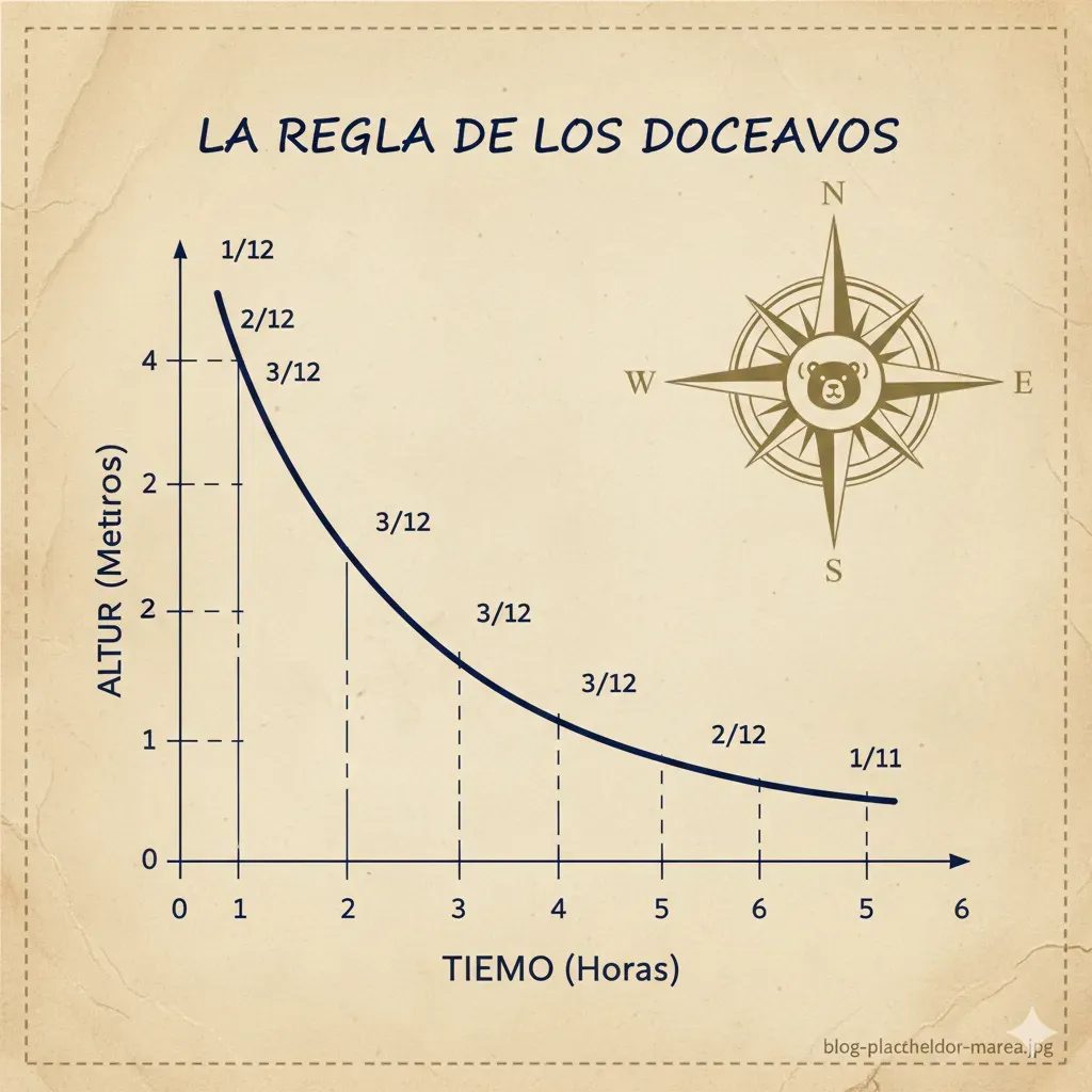 Diagrama de la Regla de los Doceavos